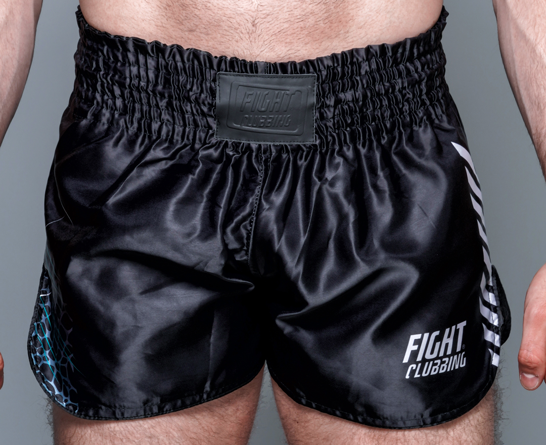 Pantaloncino Kick-Thai Cyber Edition Nero E Verde