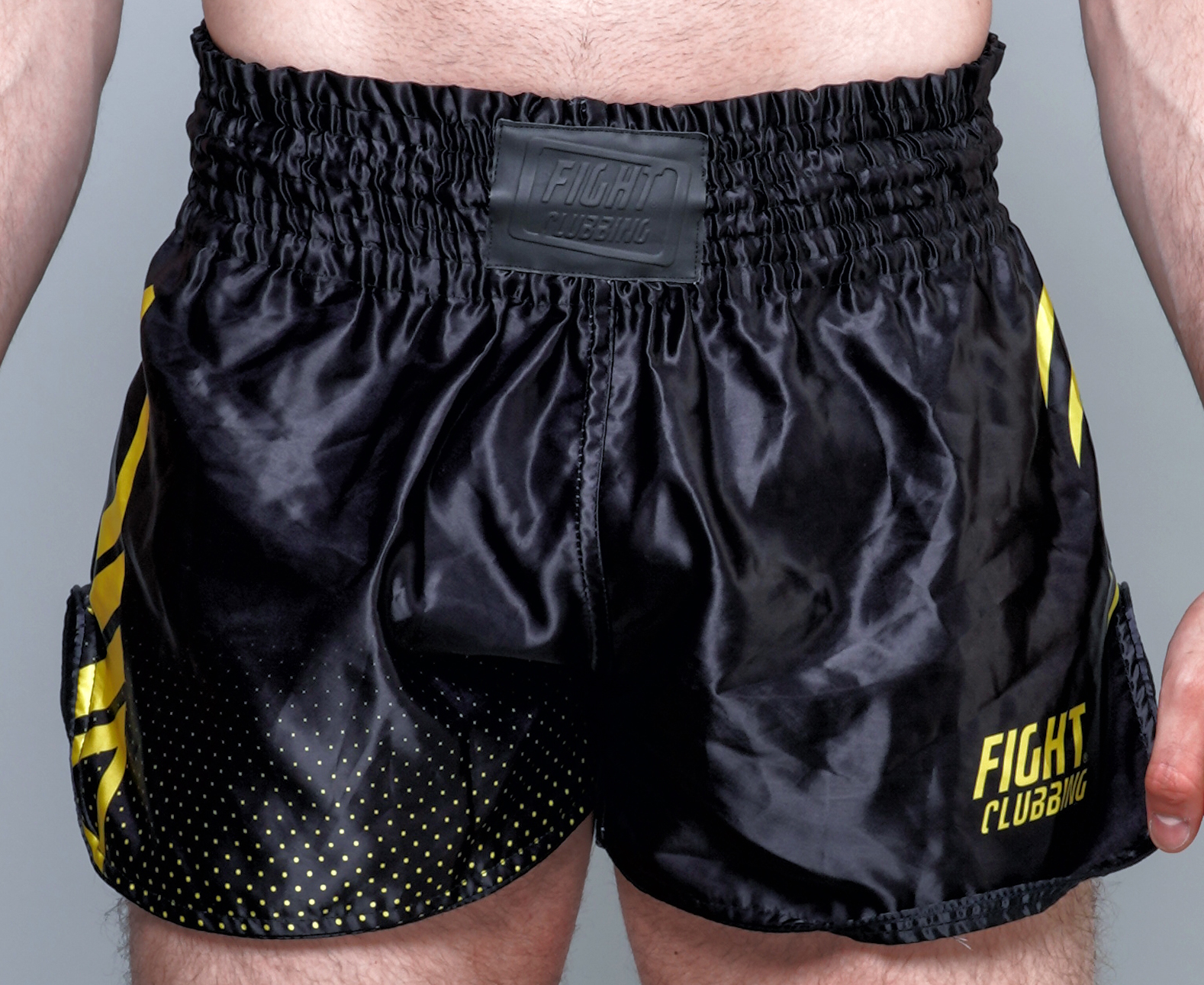 Pantaloncino Kick-Thai Dragon Edition Nero E Giallo