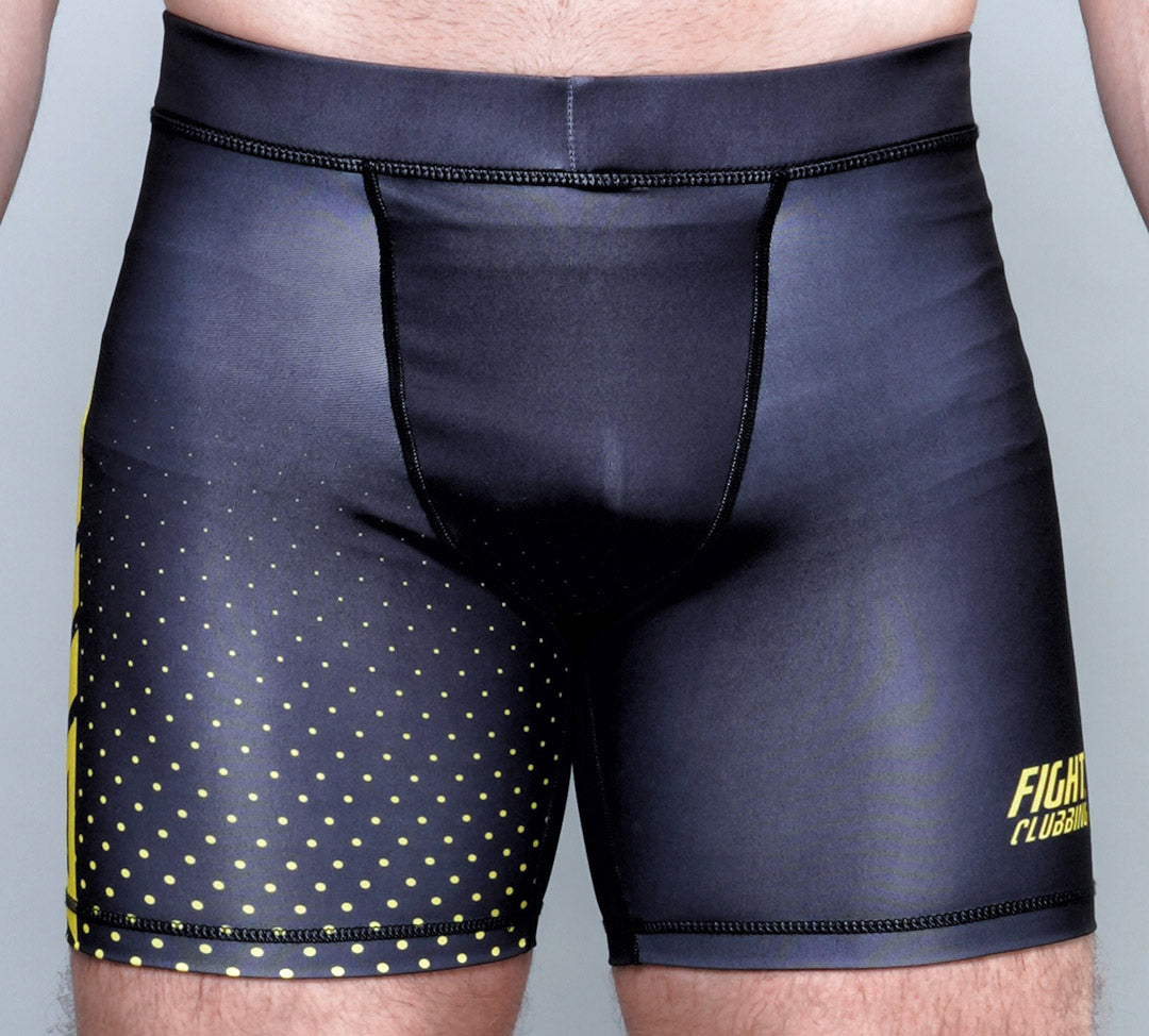 Pantaloncino MMA Dragon Edition Nero e Giallo (*Uomo)