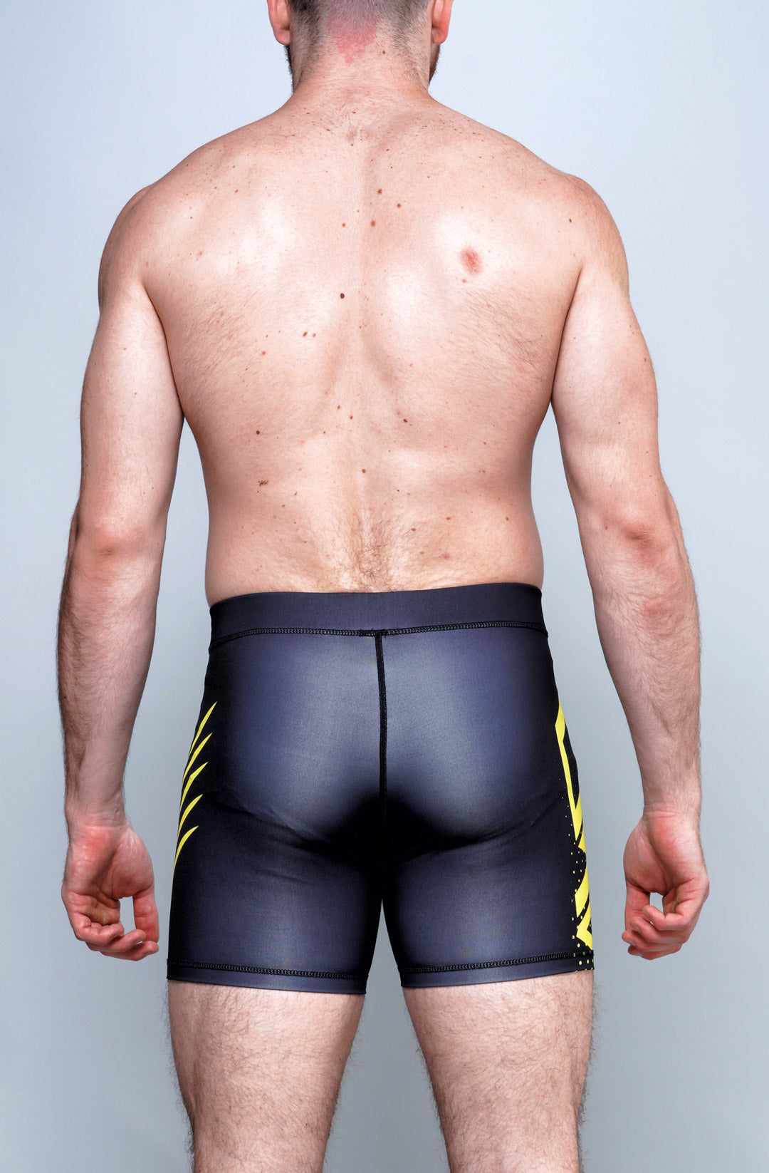 MMA Shorts Dragon Edition Black and Yellow (*Men)