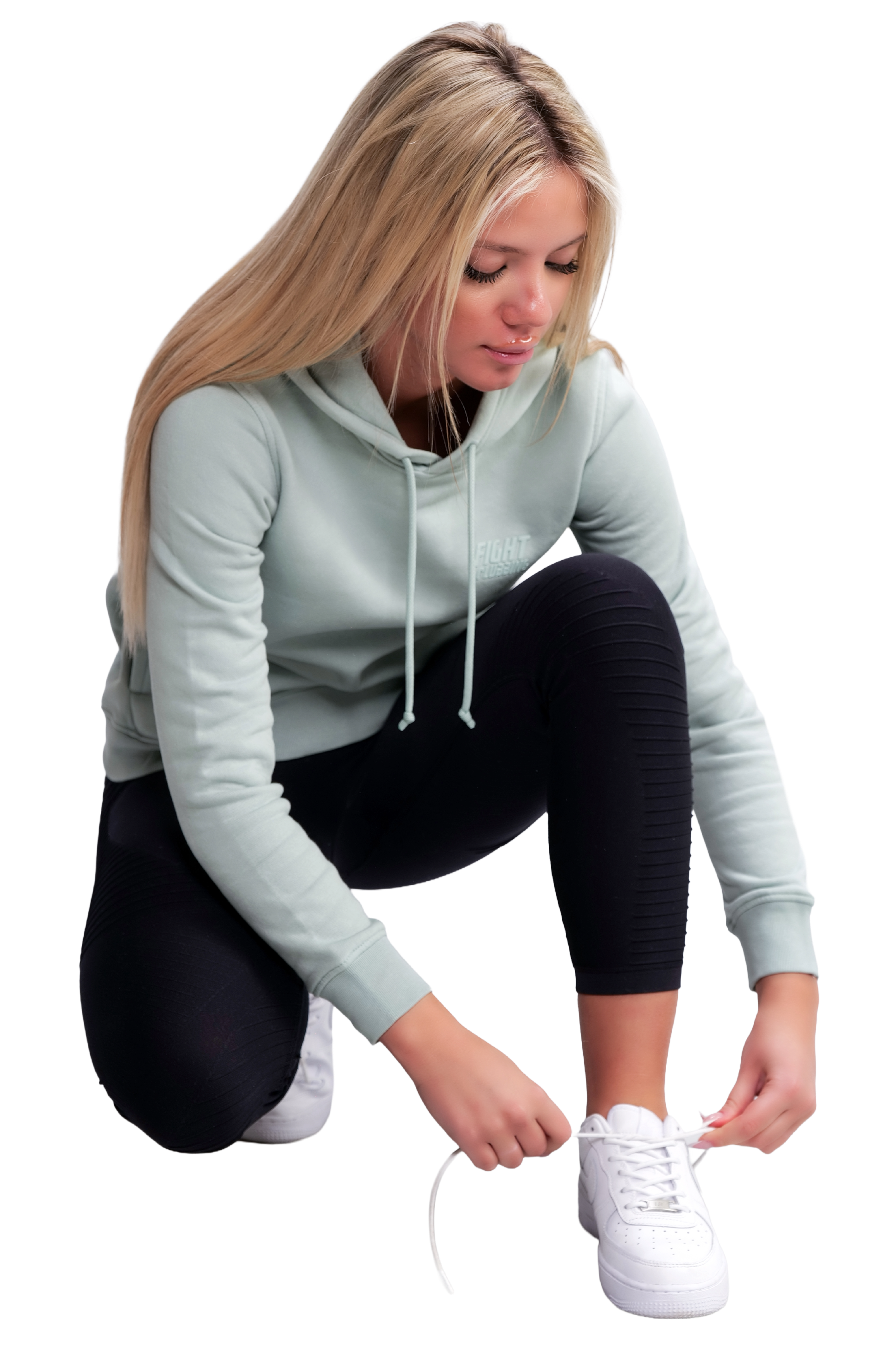 Basic Zip Up Hoodie Black