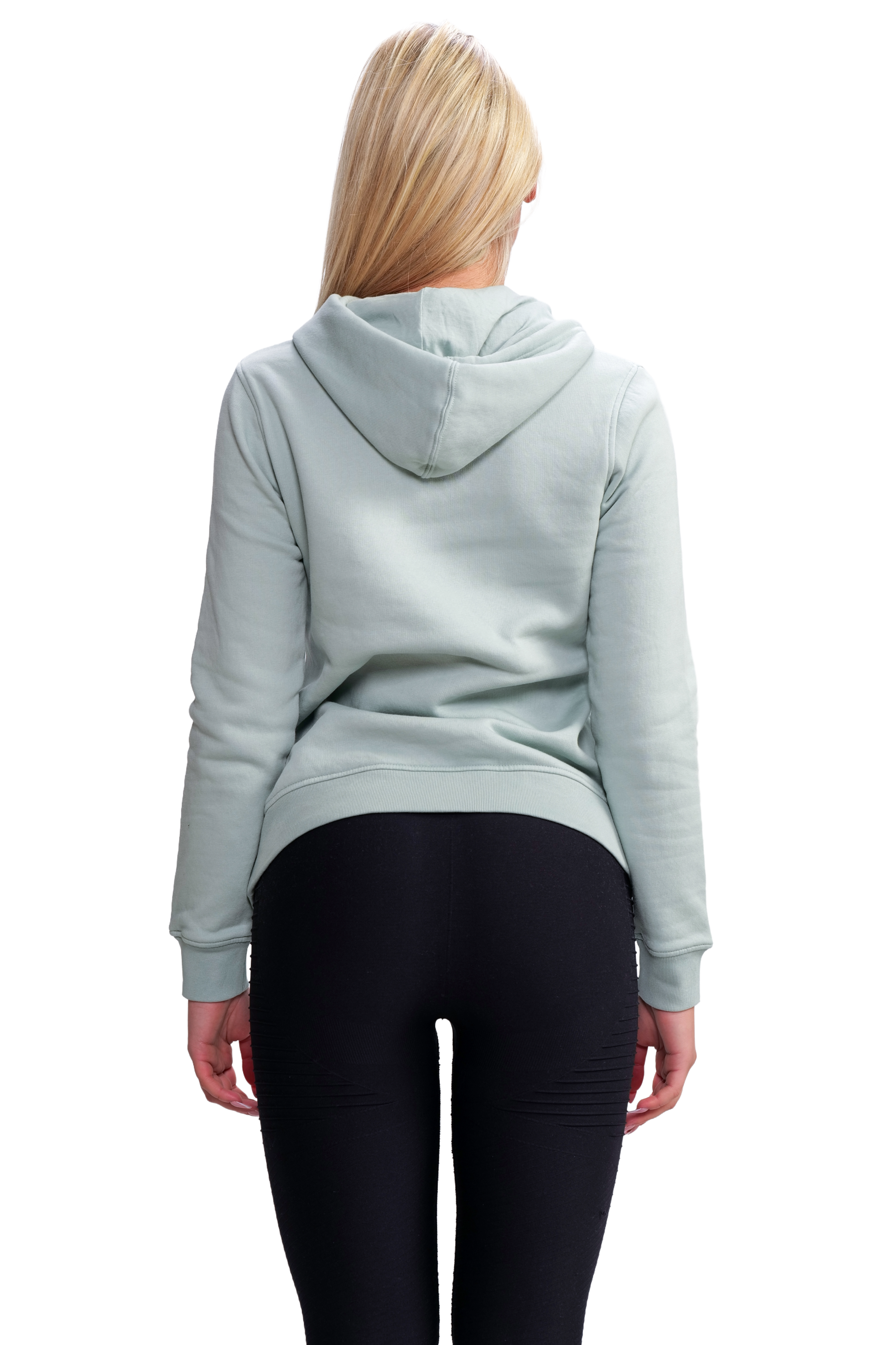 Basic Zip Up Hoodie Black