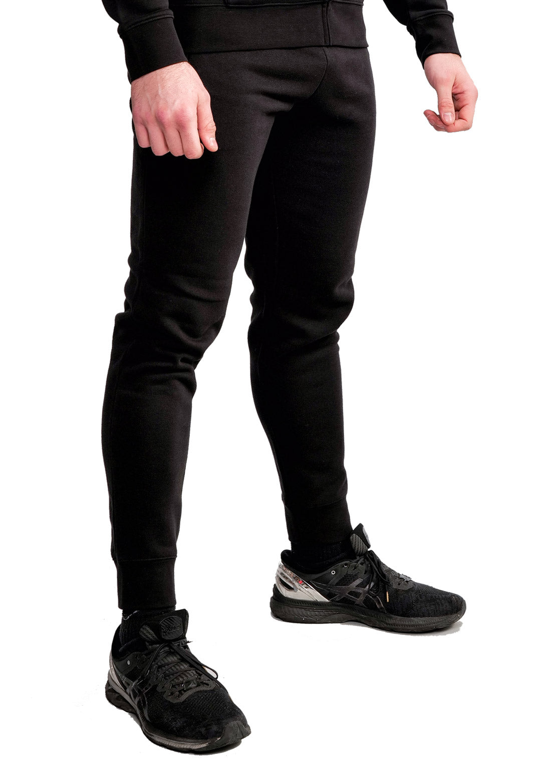 Basic Zip Up Hoodie Black