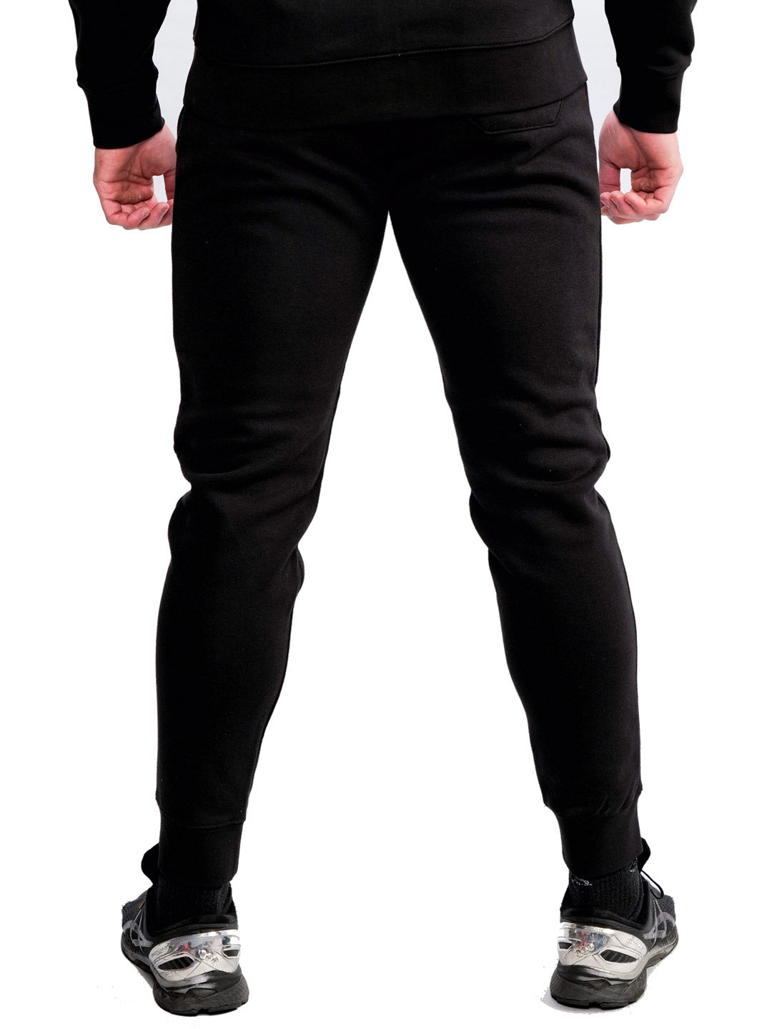 Basic Zip Up Hoodie Black