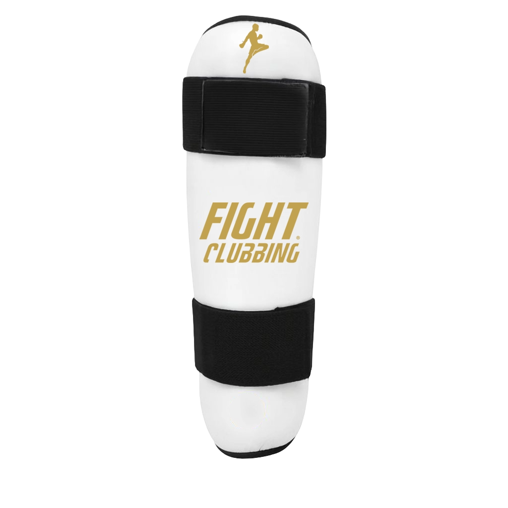 Flame Edition Shin Guard White