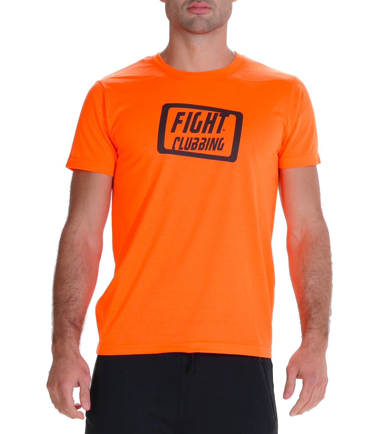 T-Shirt Basic Arancione Fluo