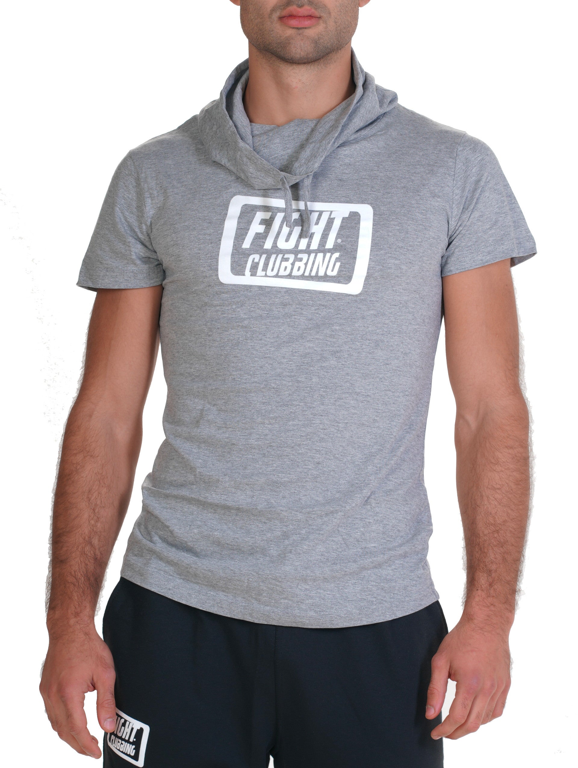 Grey High Neck T-Shirt