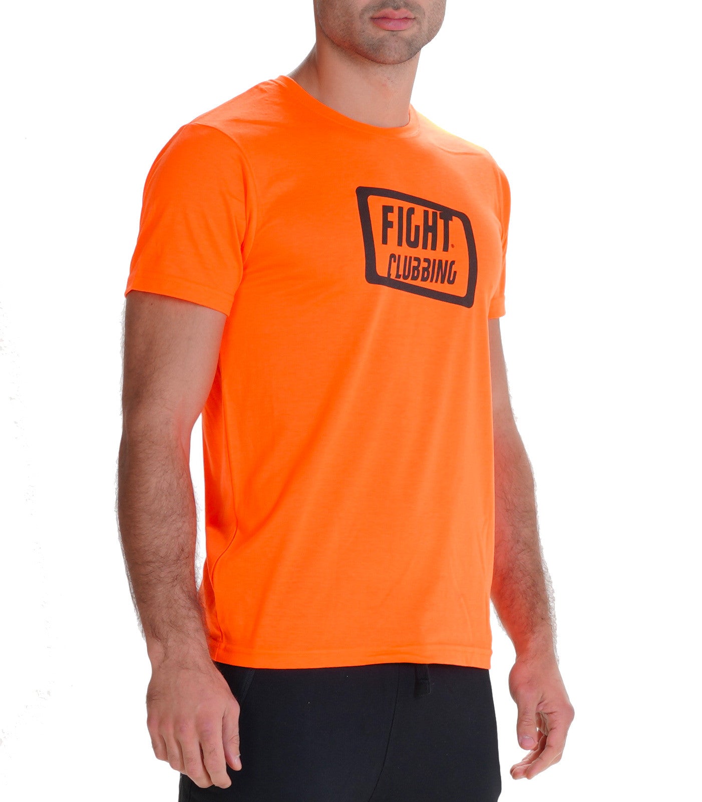 T-Shirt Basic Arancione Fluo
