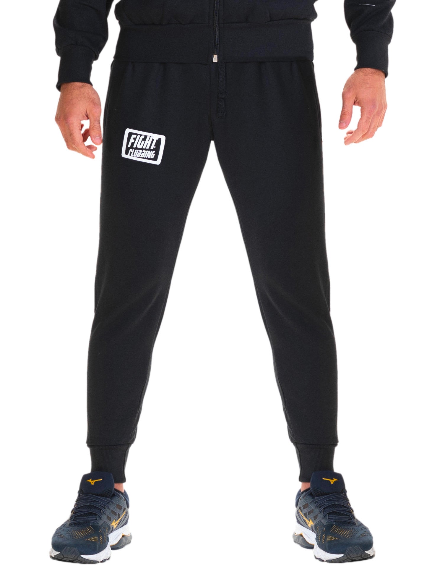 Pantalone Basic Nero Logo Piccolo