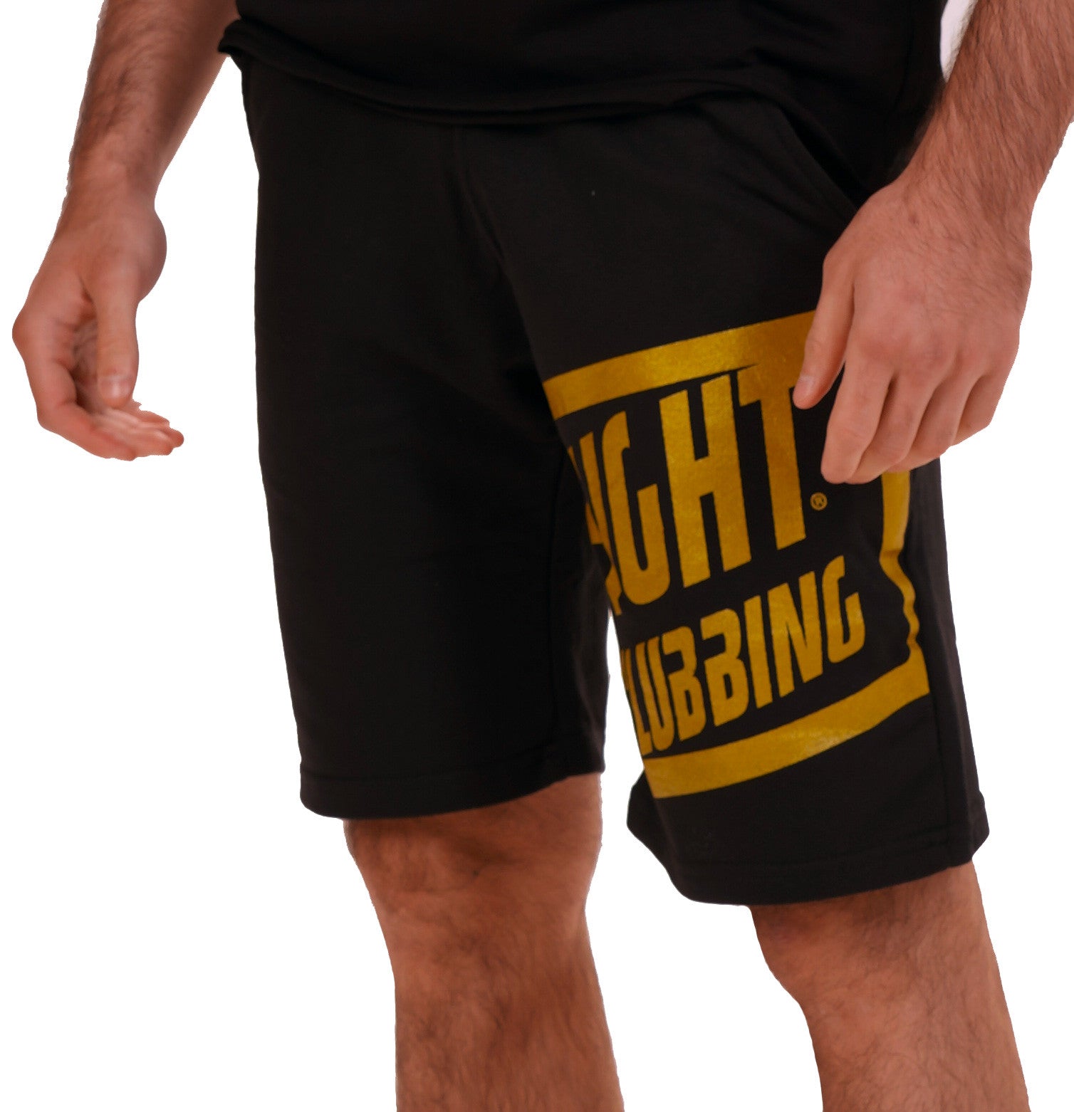 Bermuda Basic Nero Logo Oro