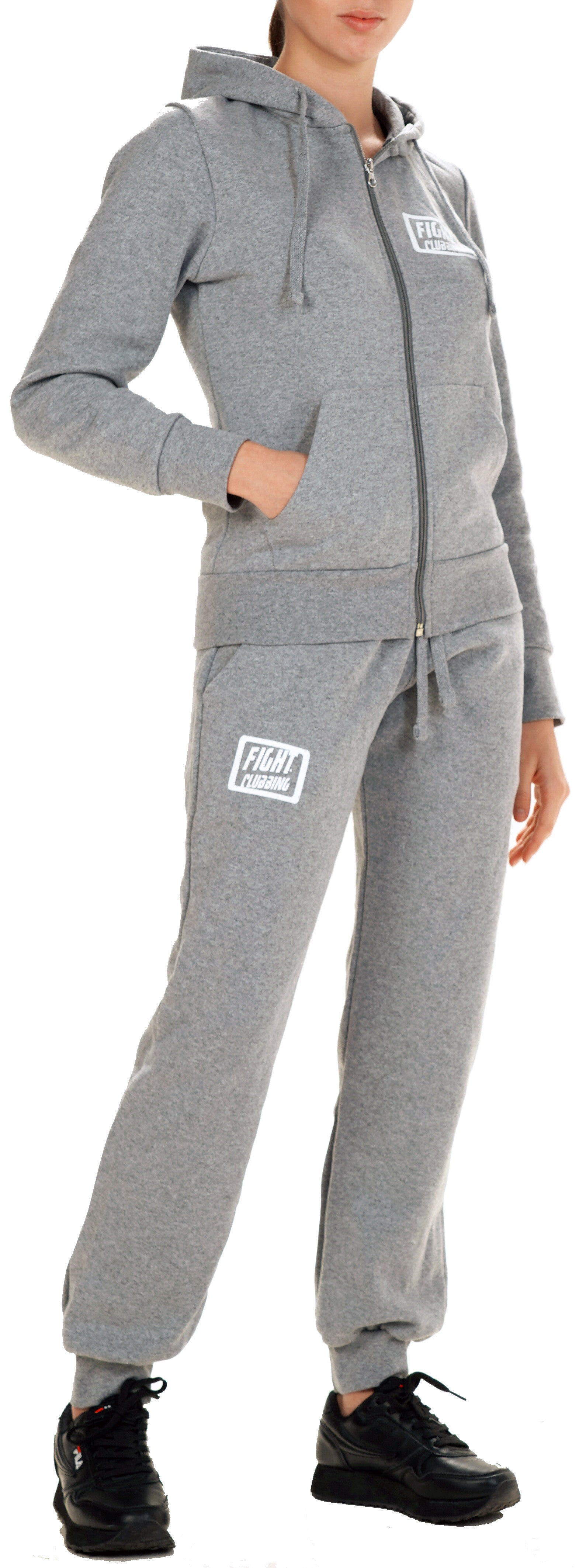 Ash Gray Basic Tracksuit