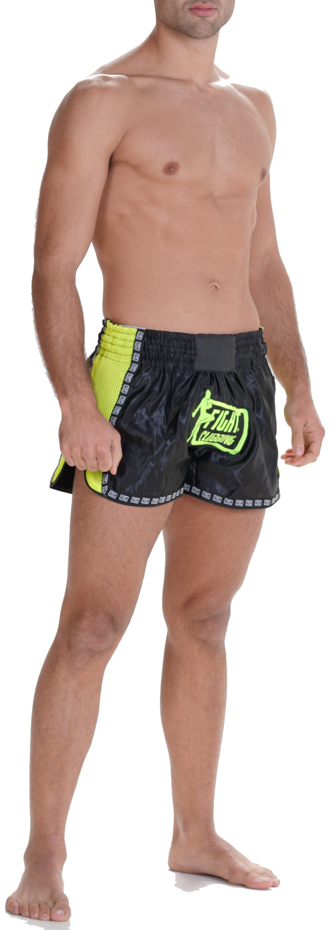 Pantaloncino Kick-Thai Icon Giallo E Nero