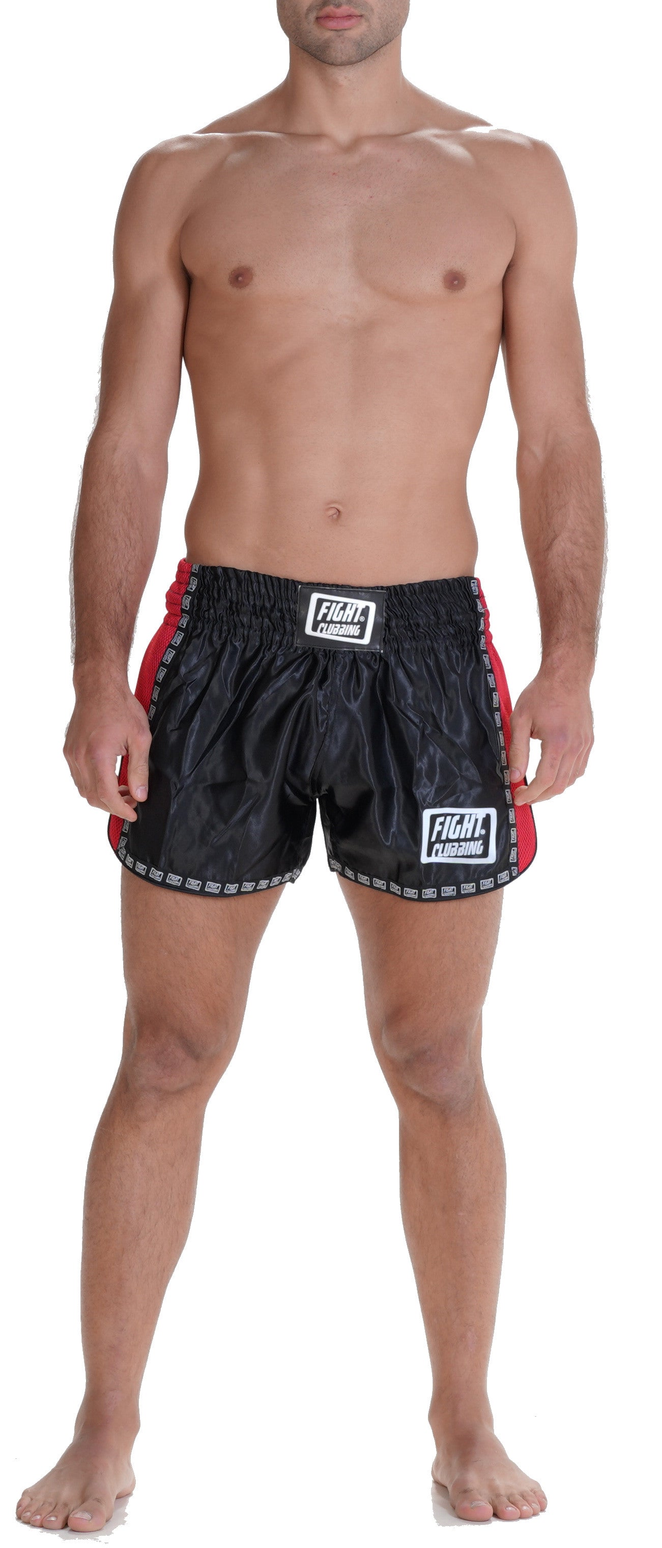 Pantaloncino Kick-Thai Pro Edition Rosso E Nero