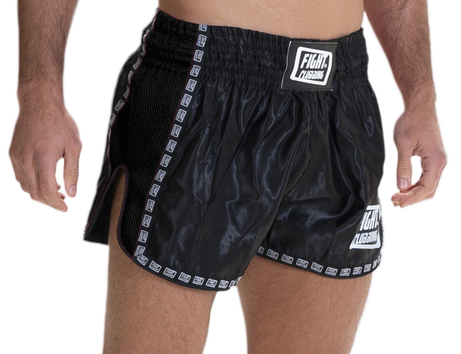 Pantaloncino Kick-Thai Pro Edition Nero Logo Piccolo