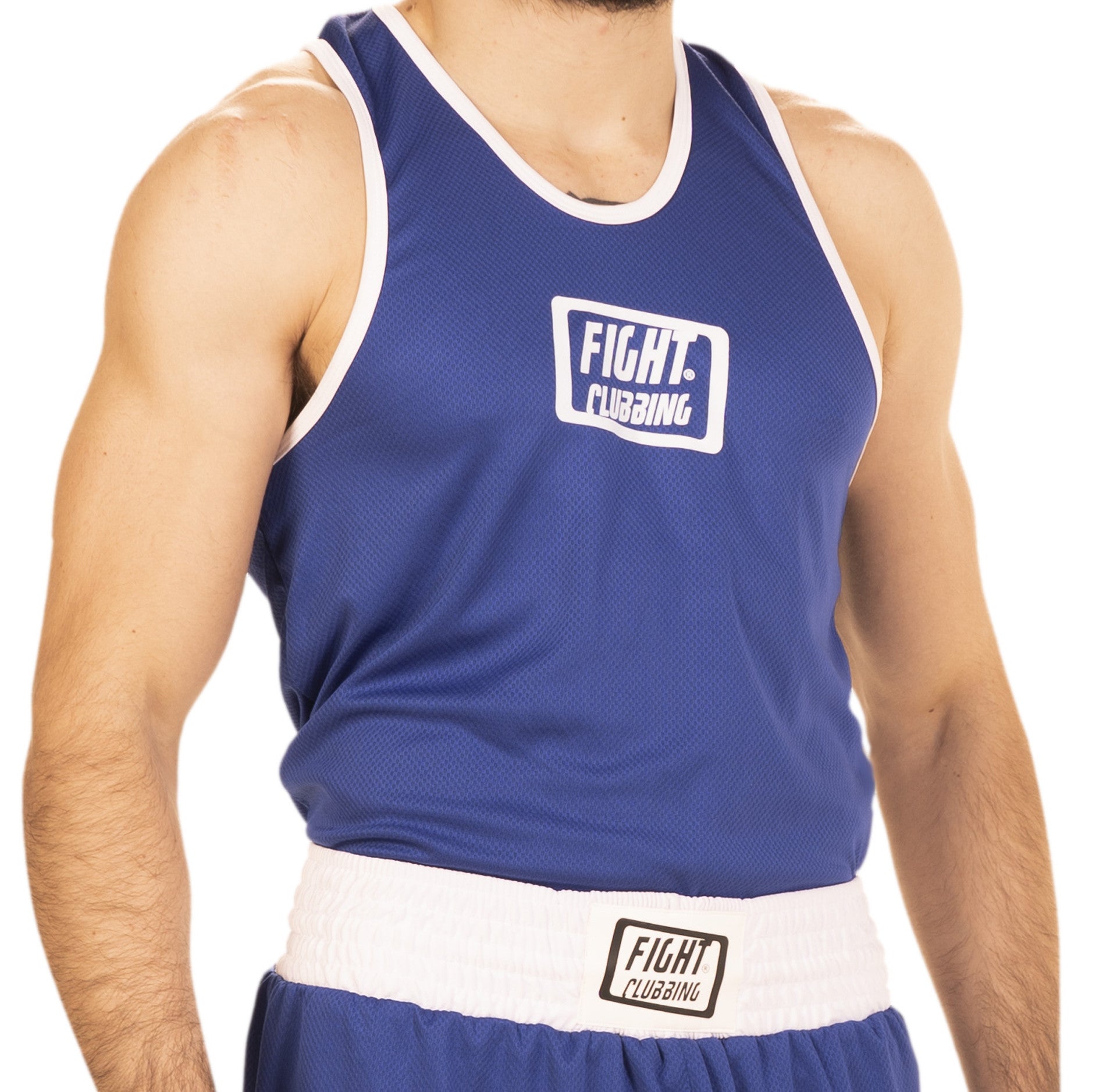Boxing Competition Blue Singlet