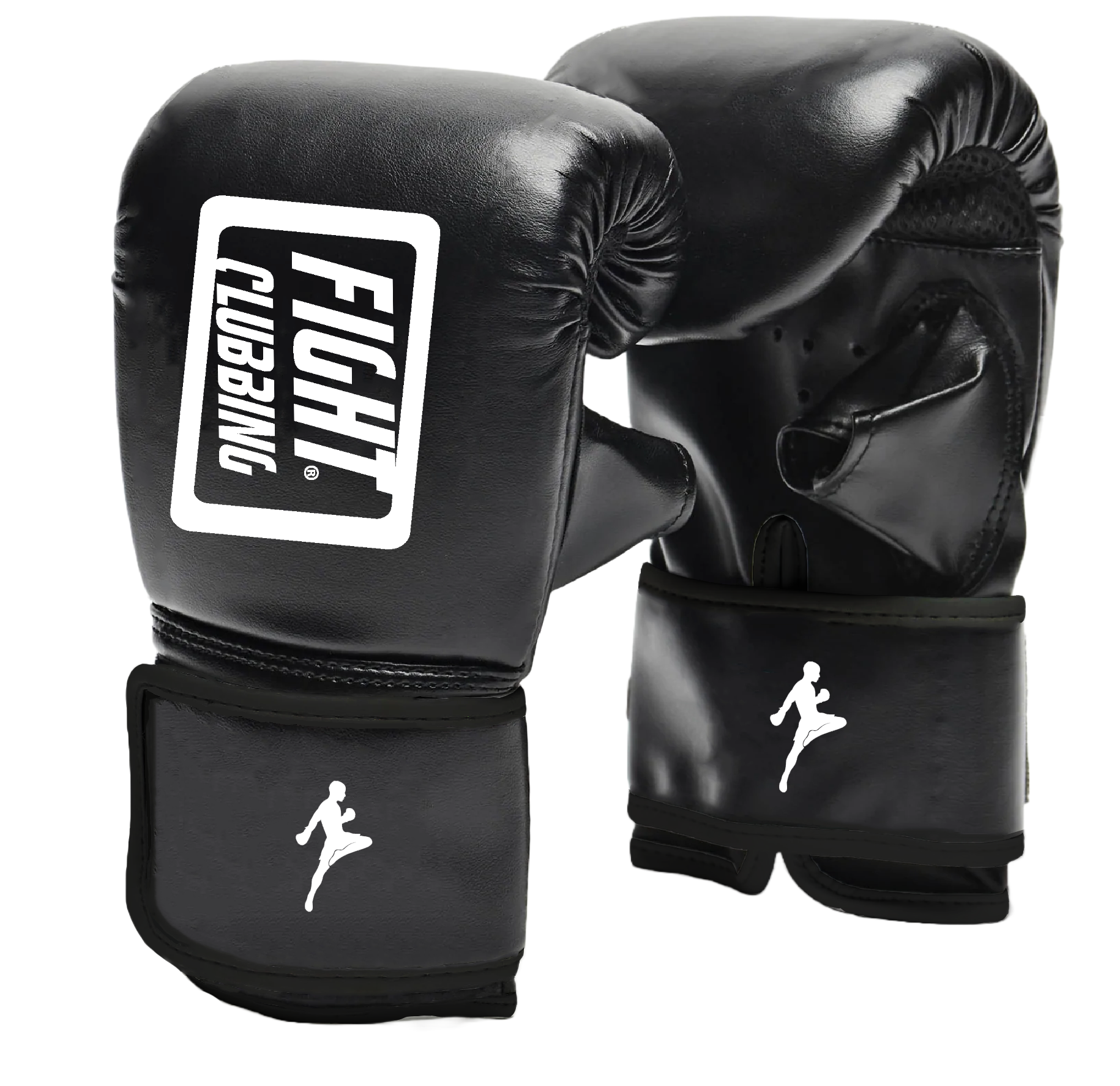 Muay Thai Everlast Sacco Boxe Black Punching Bag Gloves
