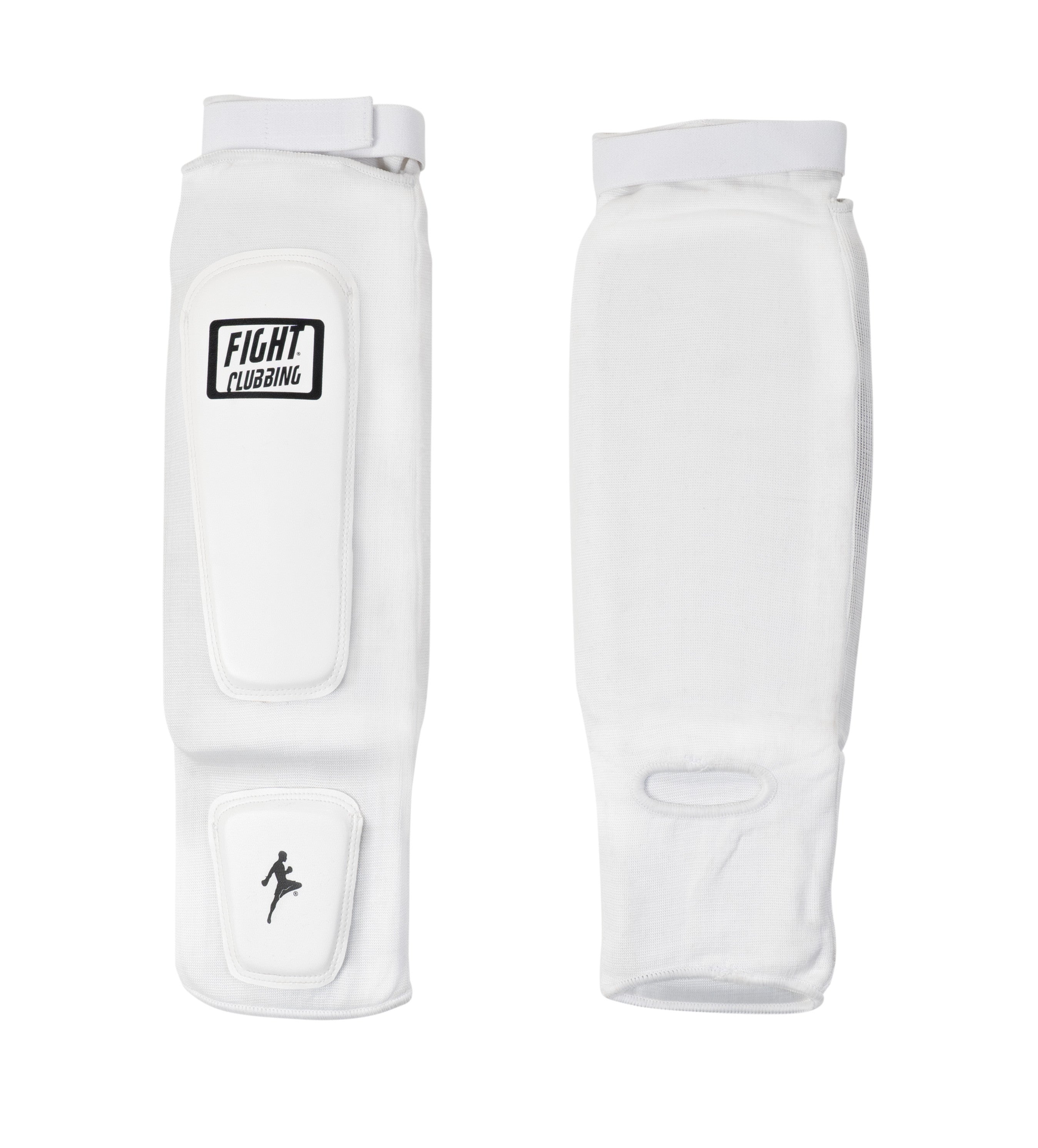 Stark White Stocking Shin Guard