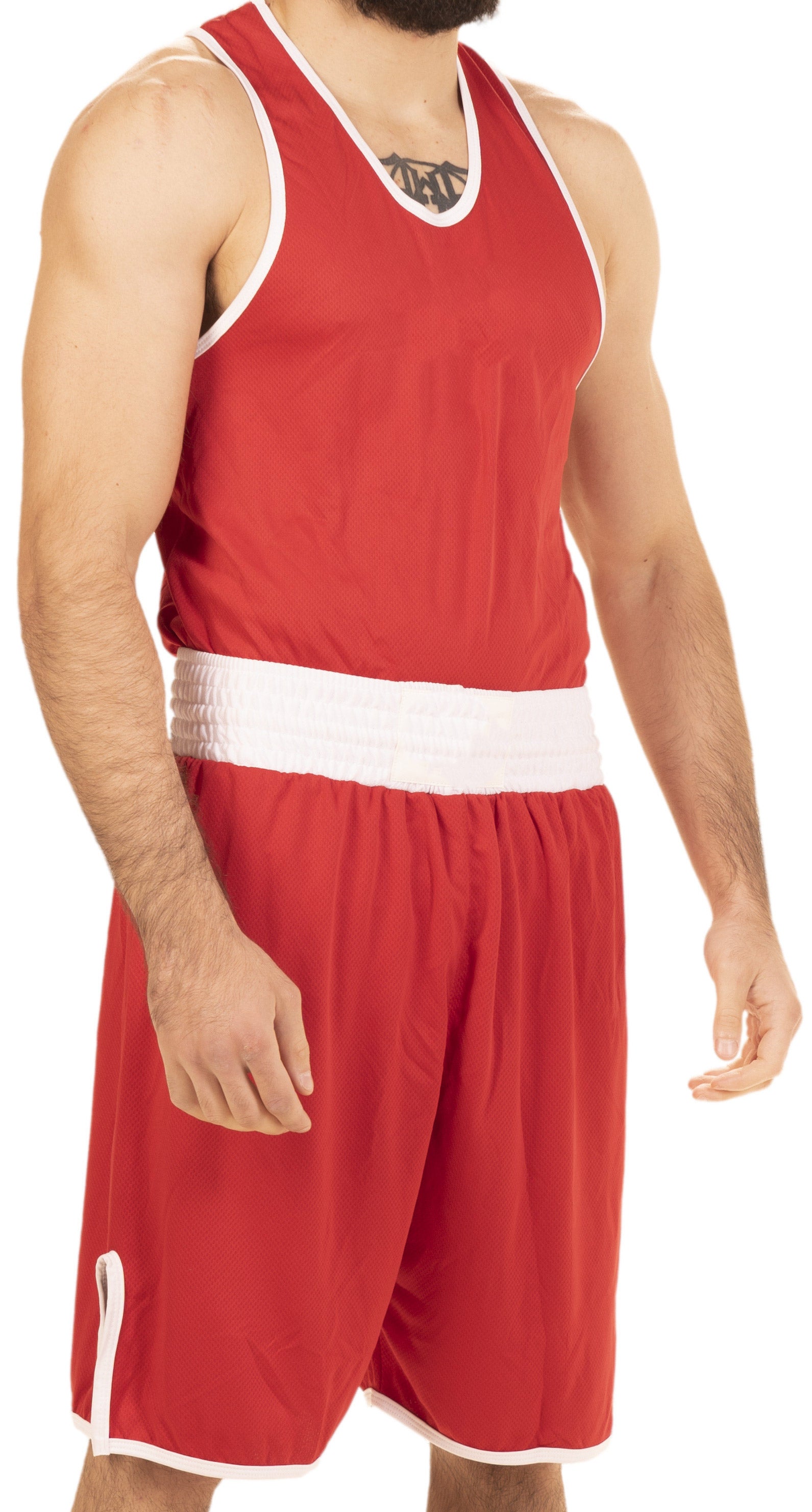 Competition Red Boxing Suit