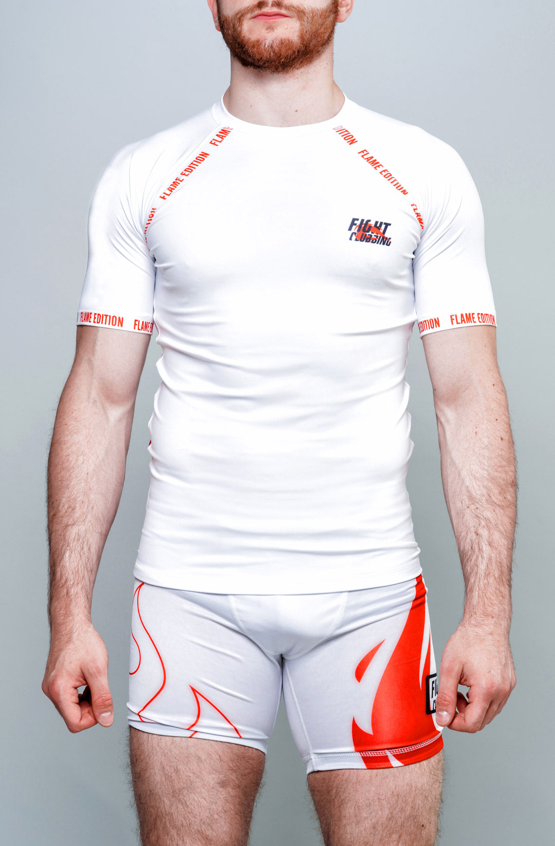 Pantaloncino MMA Flame Edition Bianco (*Uomo)