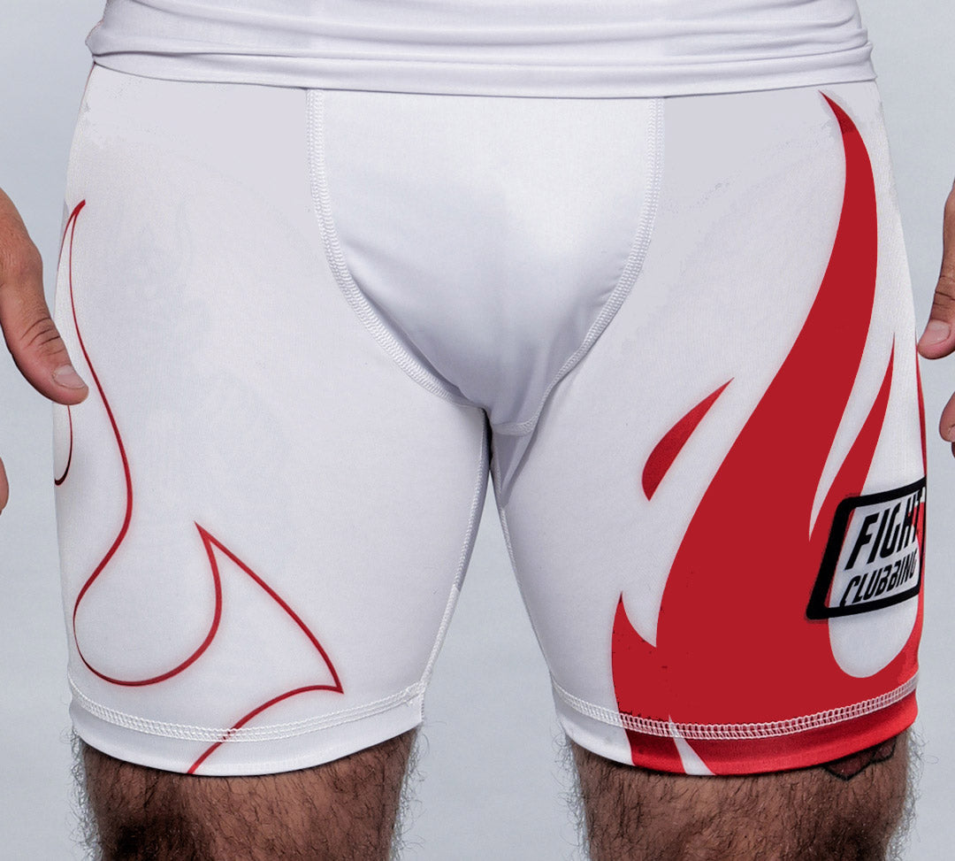 Pantaloncino MMA Flame Edition Bianco (*Uomo)
