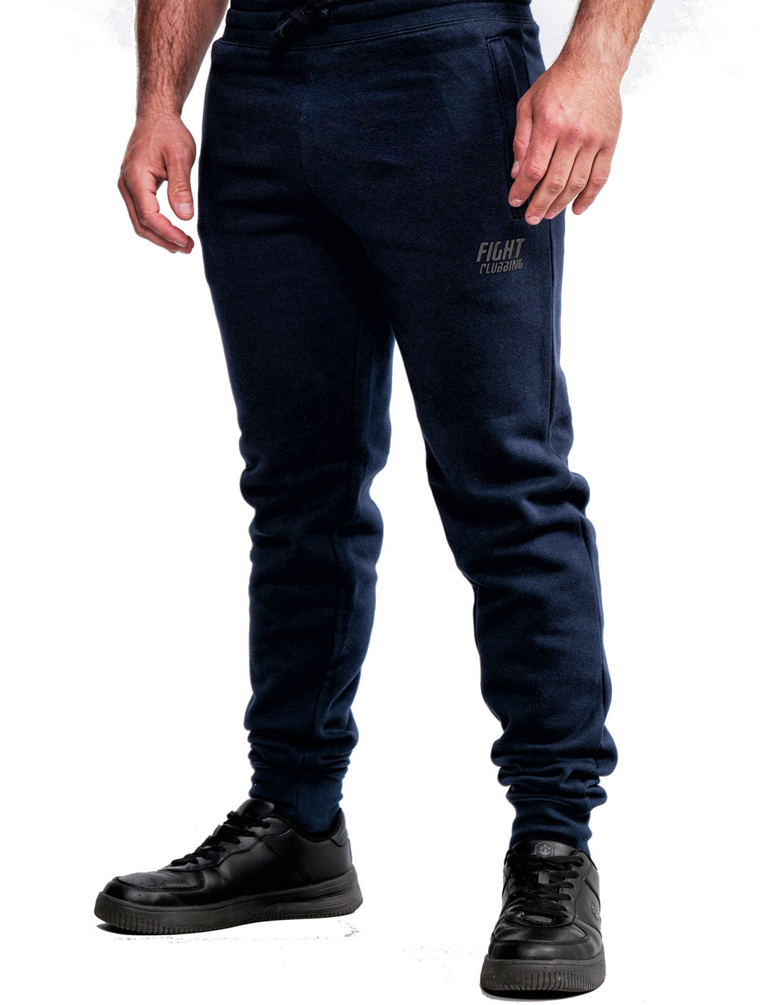 Basic Zip Up Hoodie Black