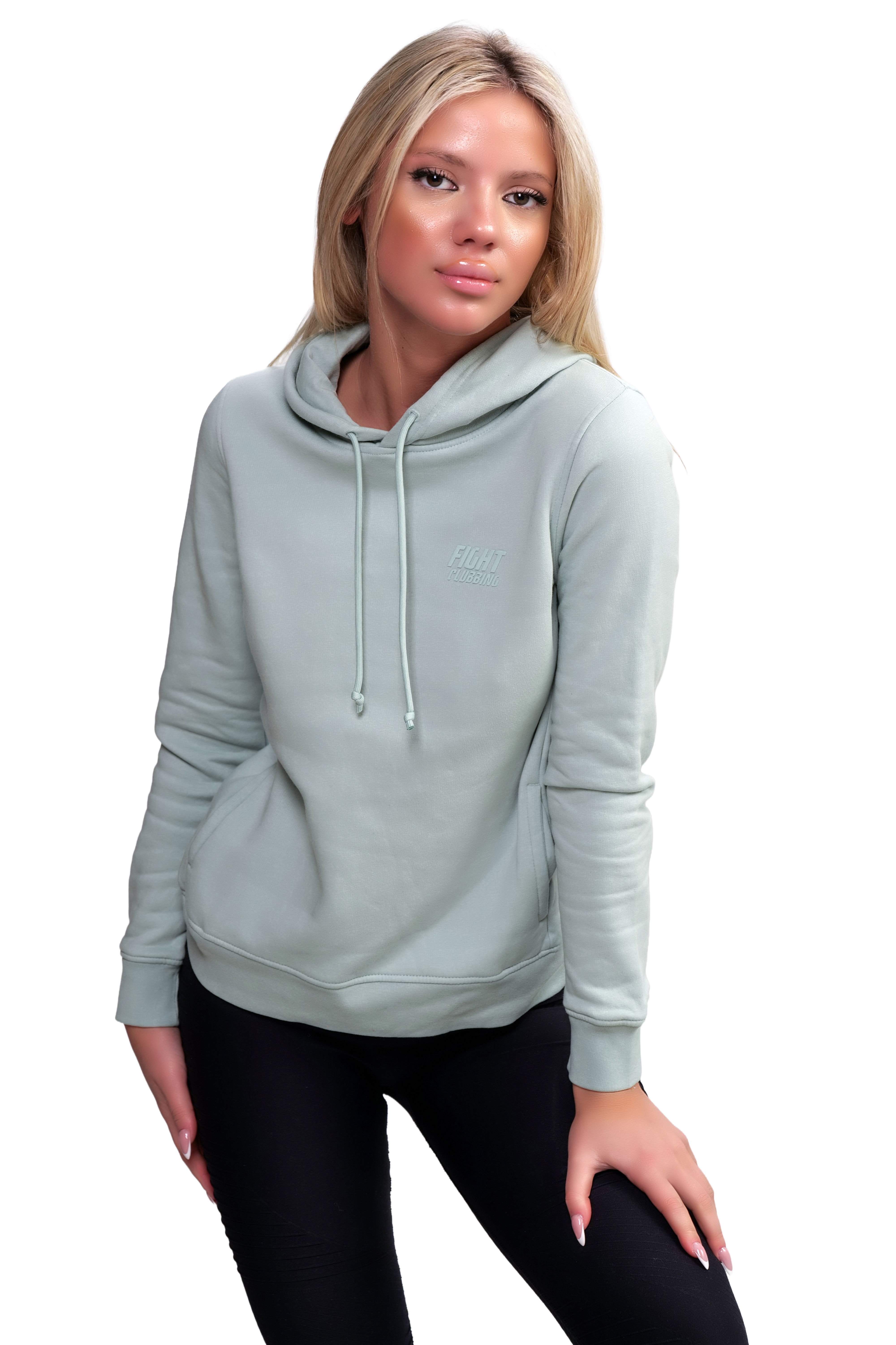 Basic Zip Up Hoodie Black