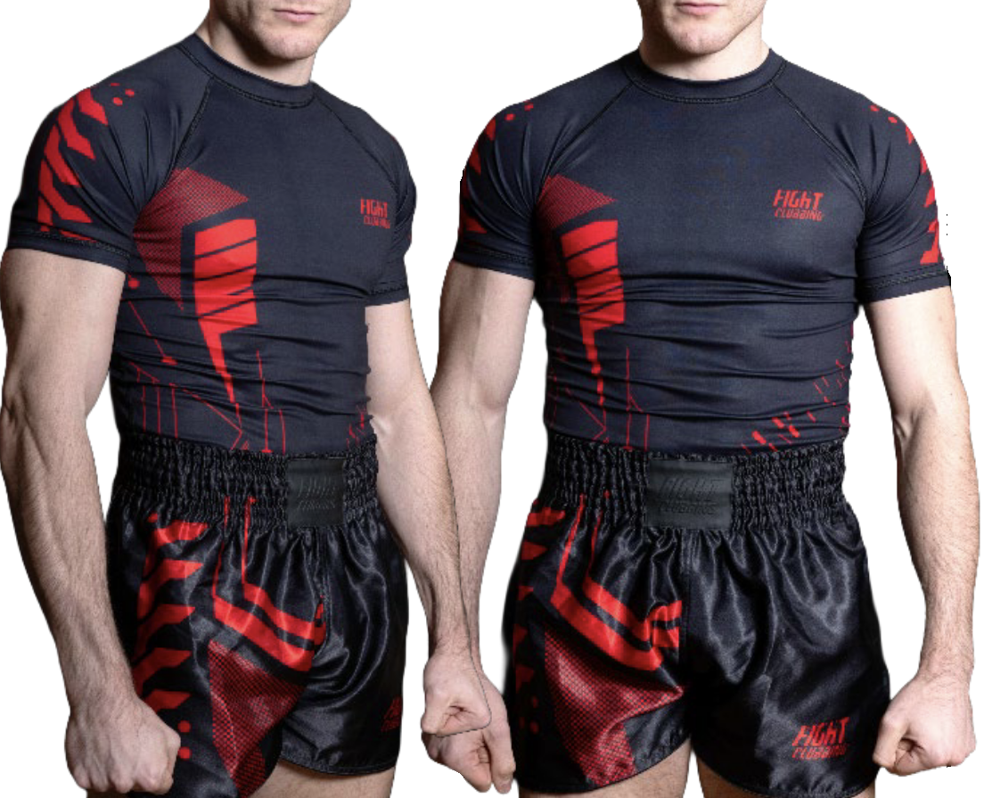 Rashguard MMA Manica Corta 2077 Red Edition