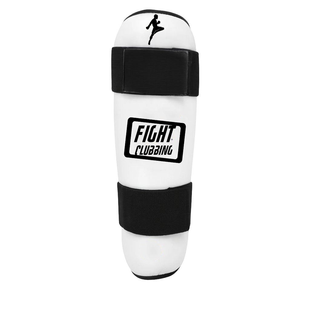Flame Edition Shin Guard White