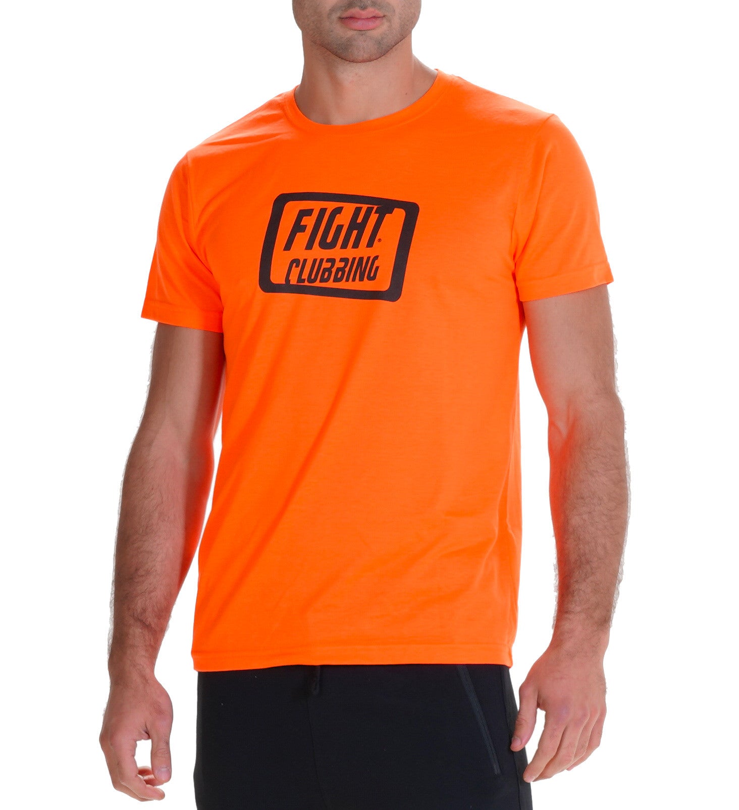 T-Shirt Basic Arancione Fluo