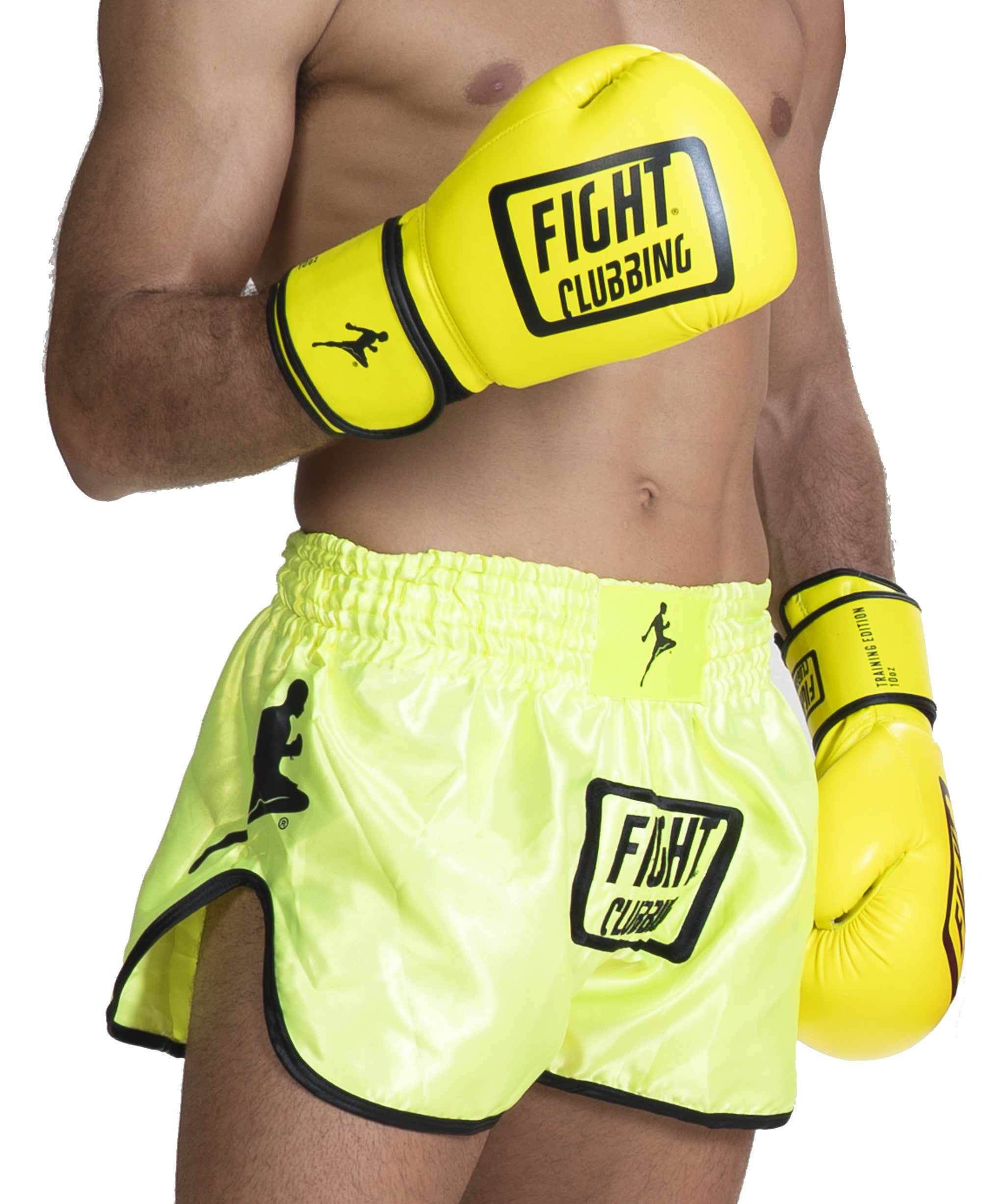 Pantaloncino Kick-Thai Training Edition Giallo Fluo