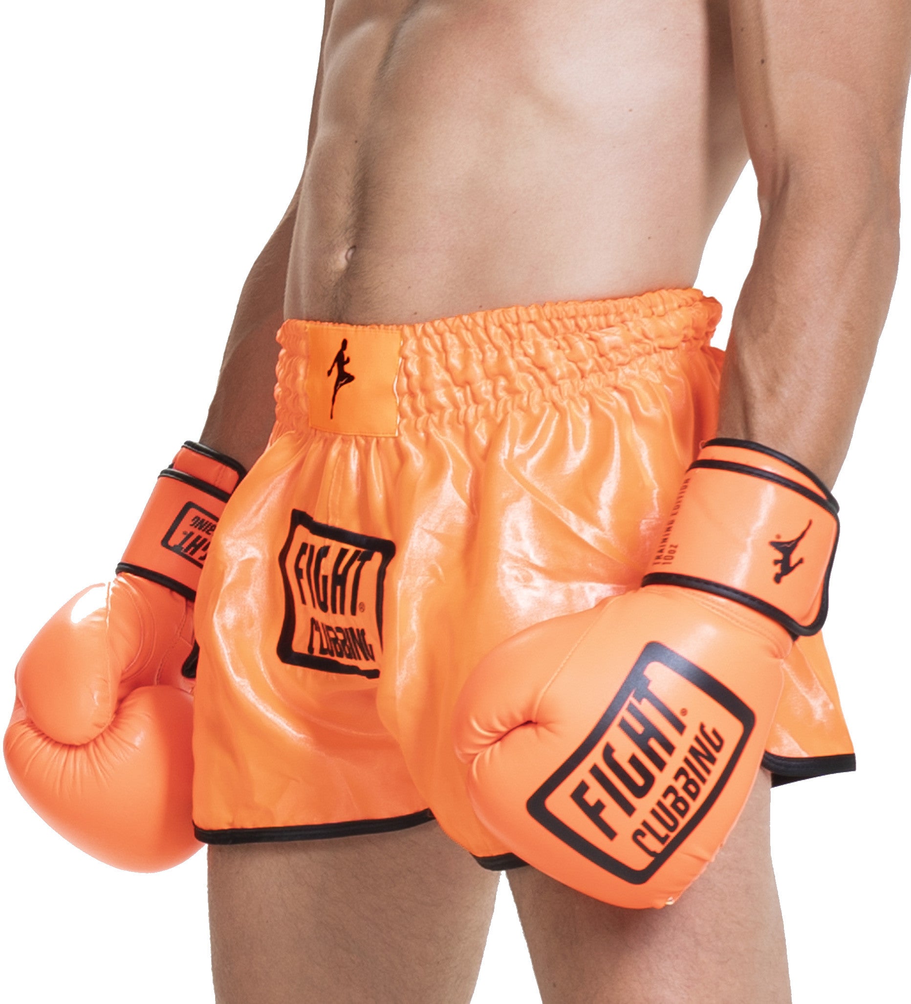 Pantaloncino Kick-Thai Training Edition Arancione Fluo
