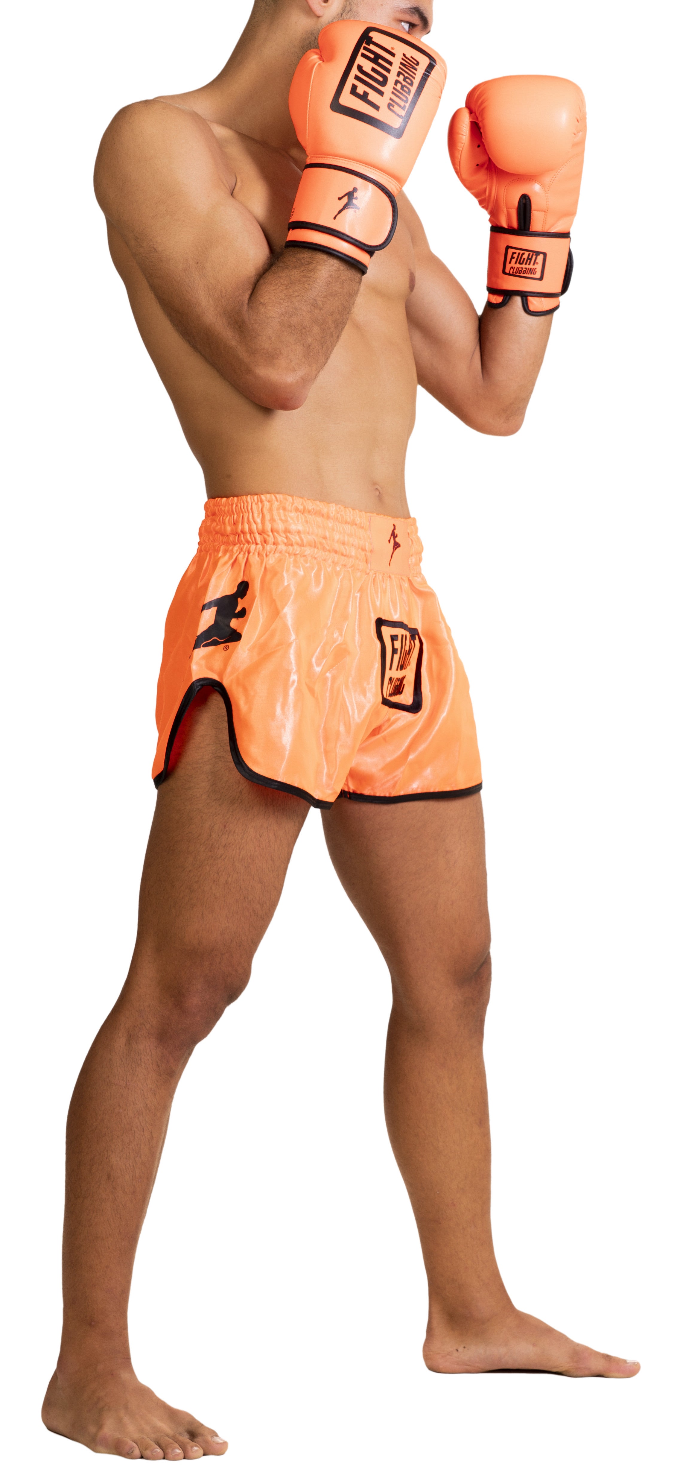 Pantaloncino Kick-Thai Training Edition Arancione Fluo