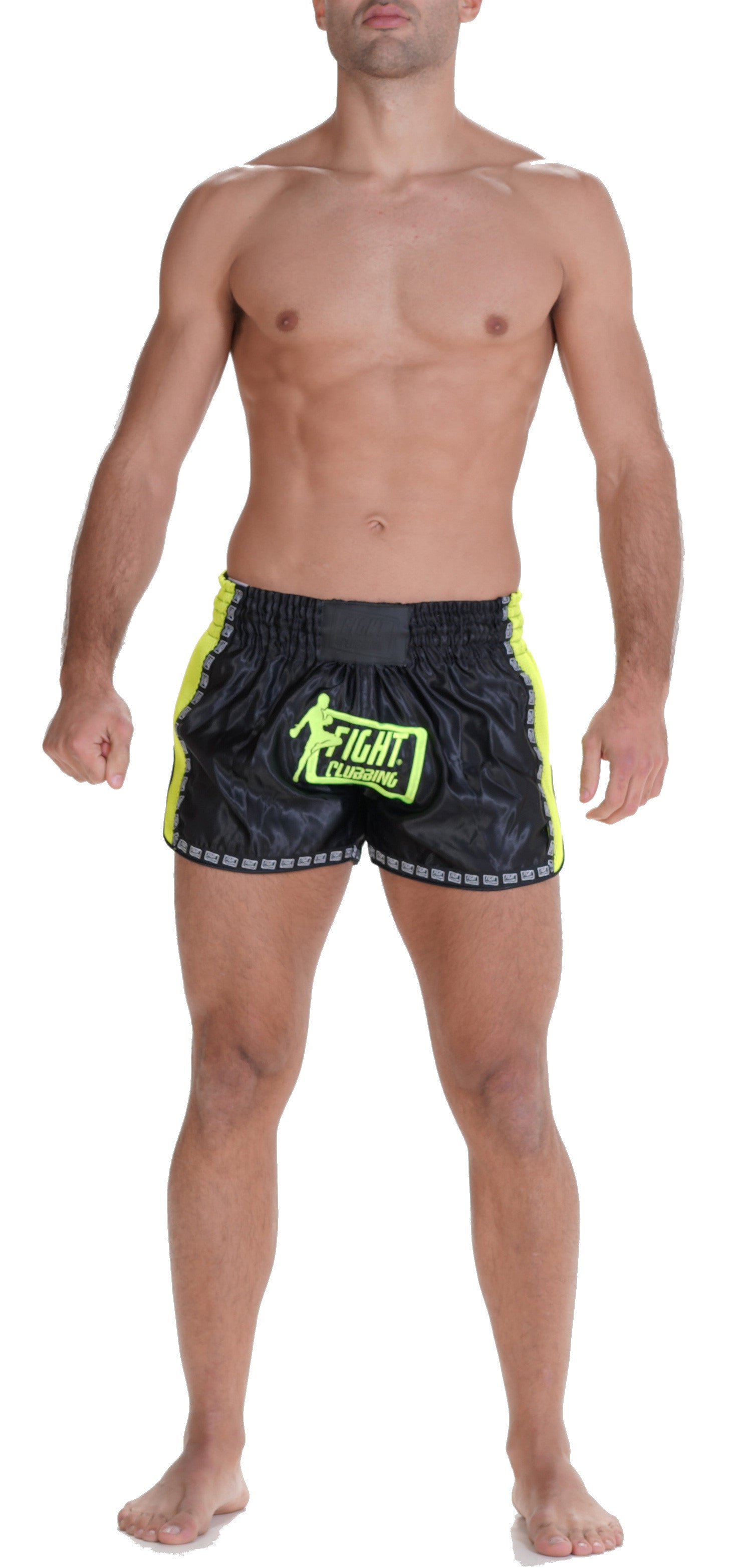 Pantaloncino Kick-Thai Icon Giallo E Nero