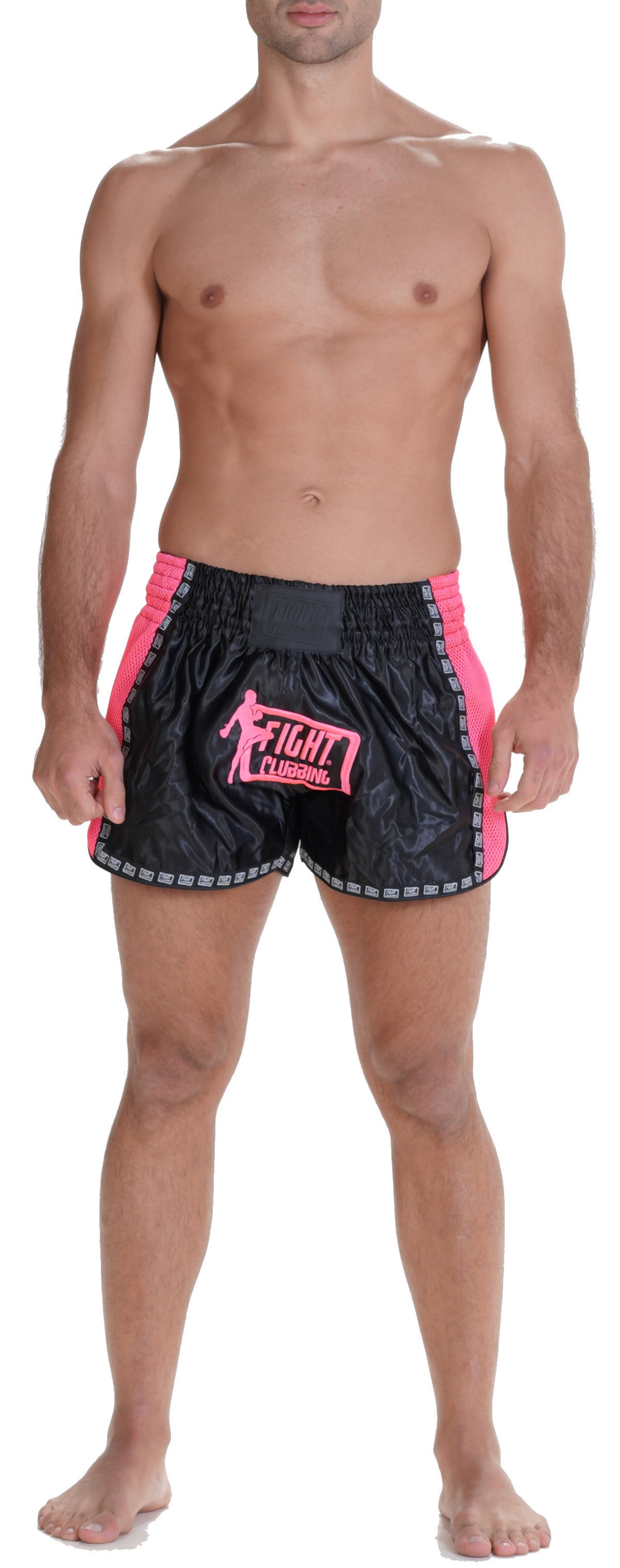 Pantaloncino Kick-Thai Icon Rosa E Nero