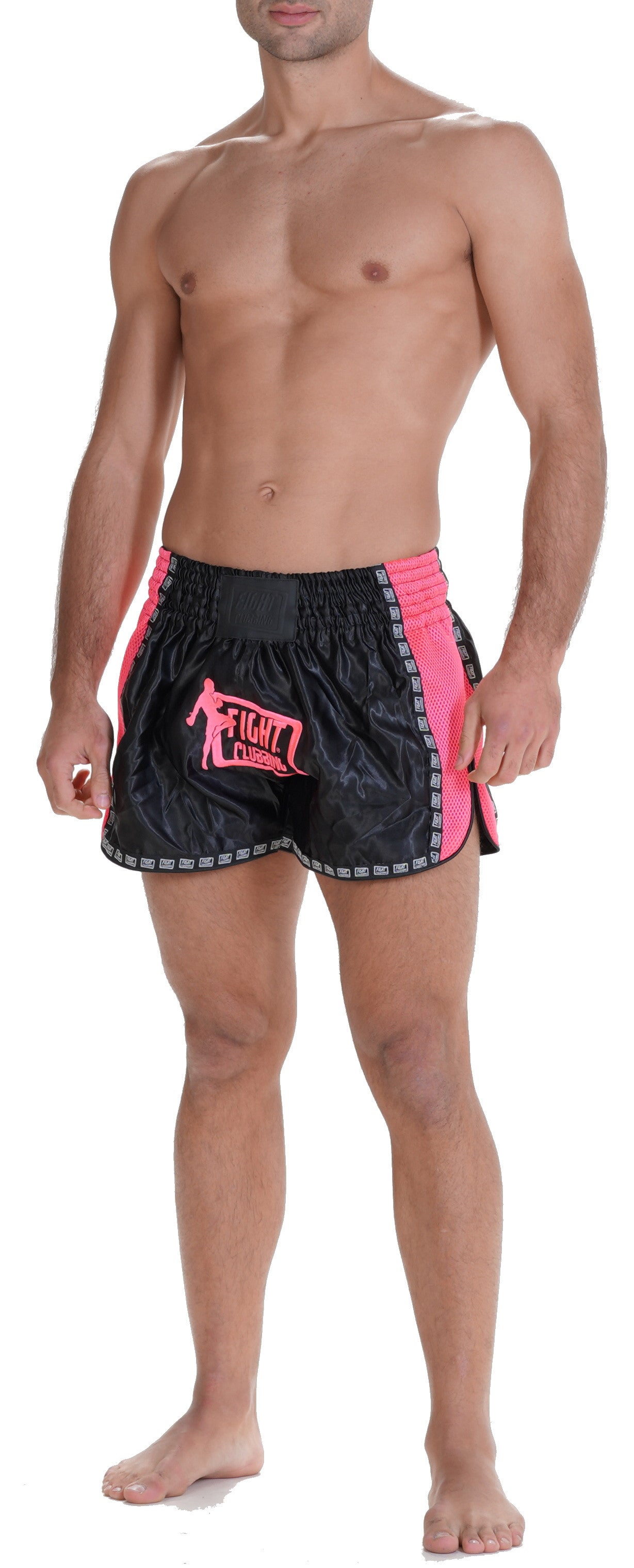 Pantaloncino Kick-Thai Icon Rosa E Nero