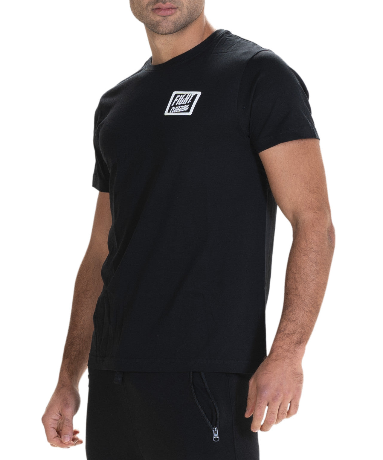 T-Shirt Basic Nero Logo Piccolo